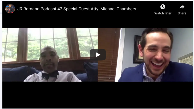 JR Romano Podcast Special Guest Atty. Michael L. Chambers Jr.