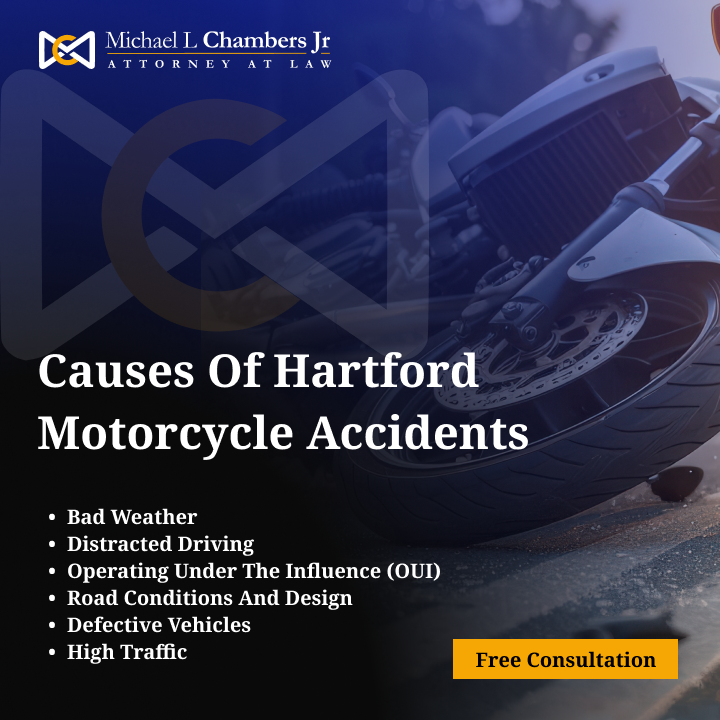 Causes of Hartford Motorcycle Accidents